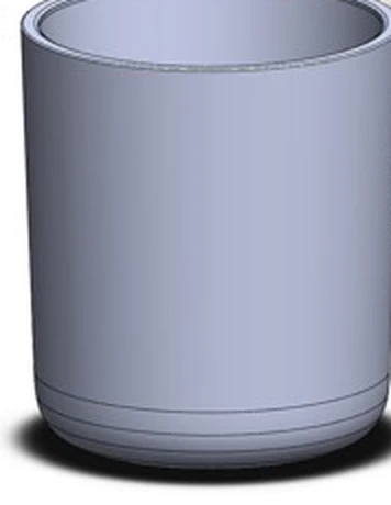 3D model of the glass tumbler