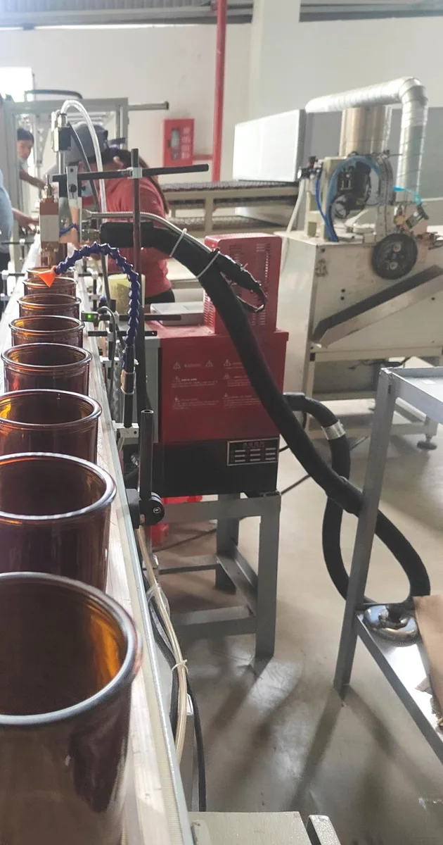 Automated wax-filling line